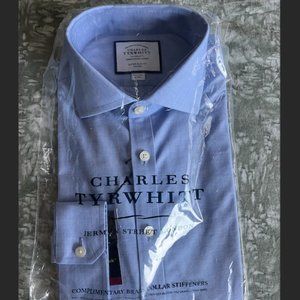 Brand new Charles Tyrwhitt Dress shirt--blue
